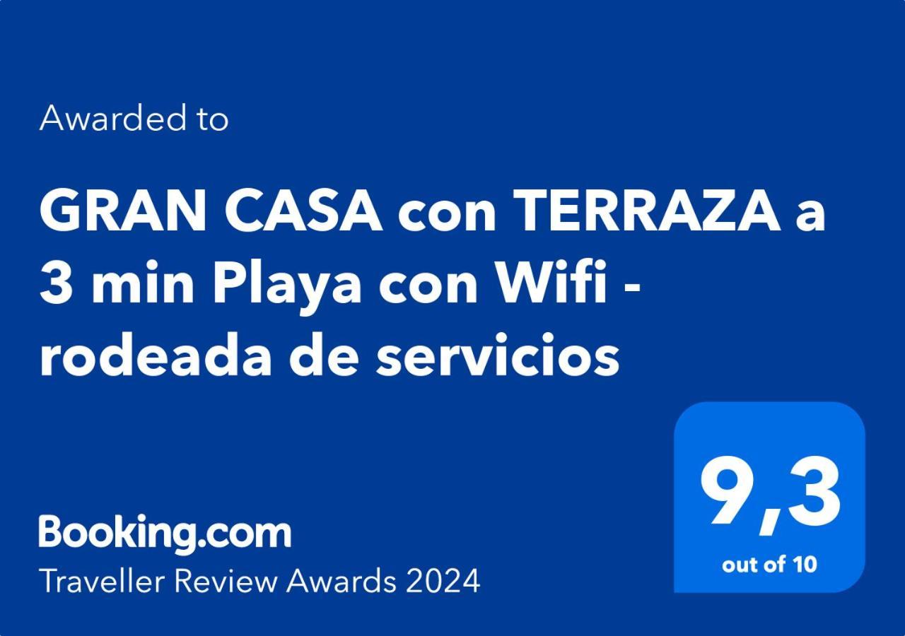 Gran Casa Con Terraza A 3 Min Playa Con Wifi - Rodeada De Servicios Roquetas de Mar Exterior photo